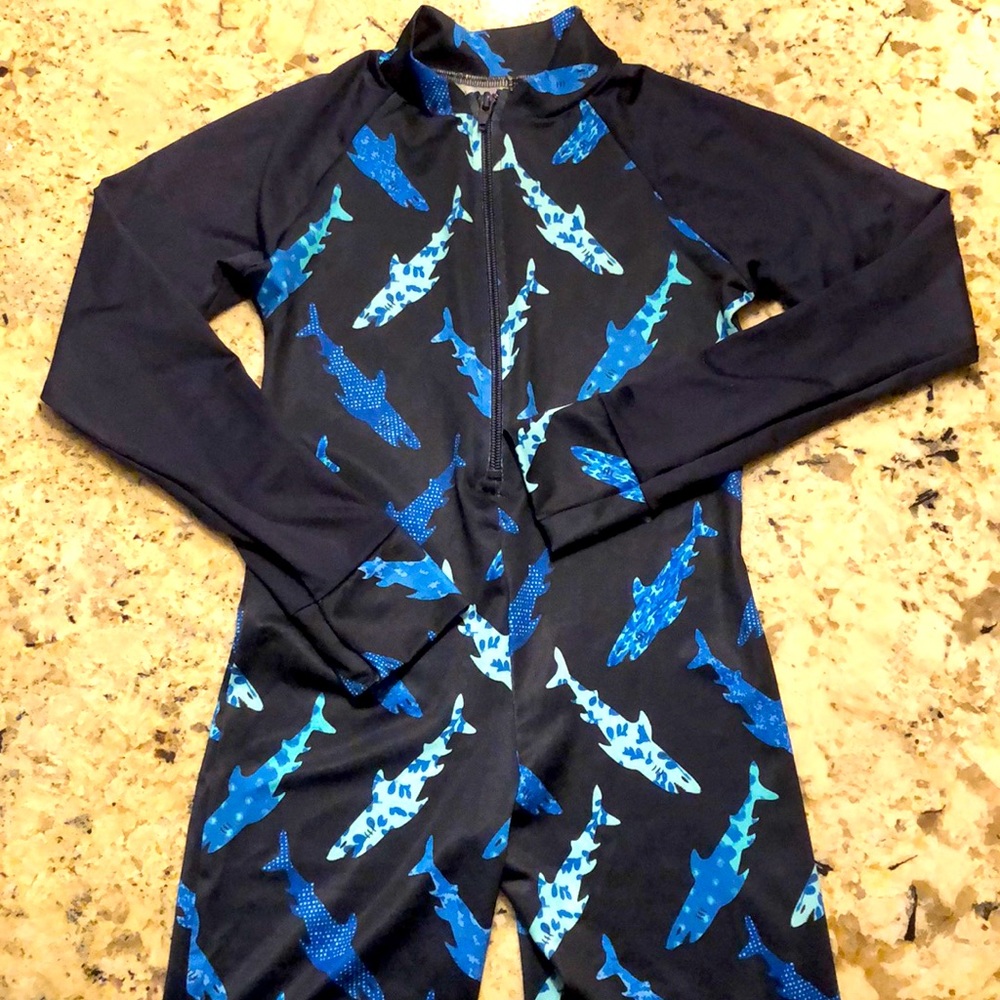 Shark long sleeve one piece spf suit